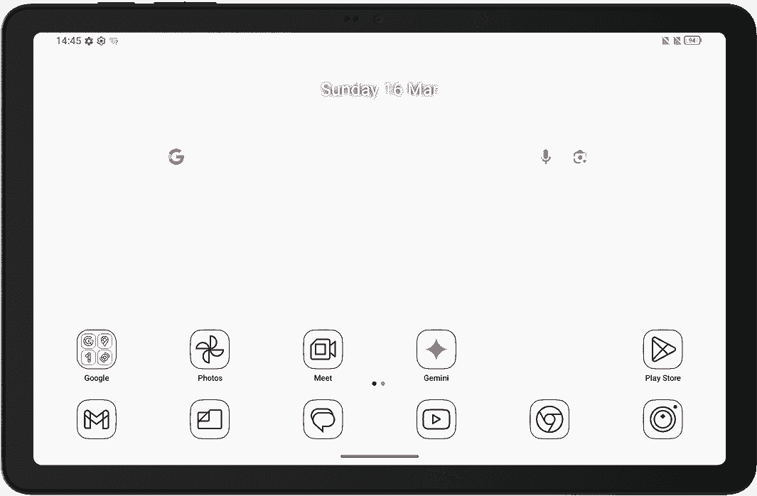 T Tablet 2 - Inkoustový papír