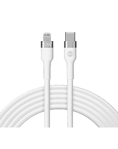 Datový kabel Forever Flexible USB-C na Lightning 1m 20W bílý