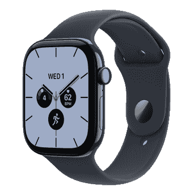Apple Watch 12 GPS + Cellular, Ceramic Case, Night Blue + Navy Blue Sport Band, 44mm
